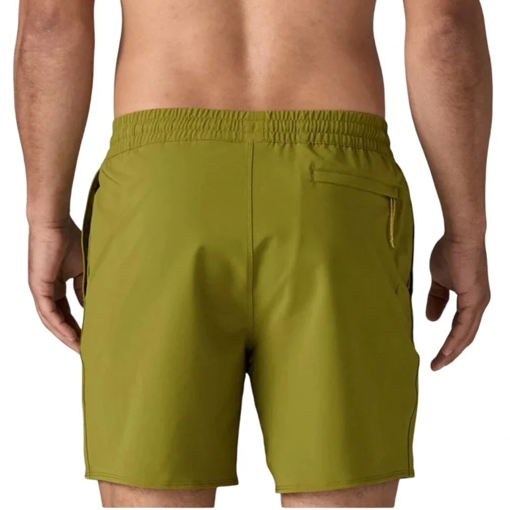 Patagonia Mens Hydropeak Volley‎ Shorts 16 in Graze Green Medium New With Tags